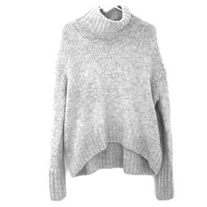 H&M Crowl Neck Light Gray Sweater - XS